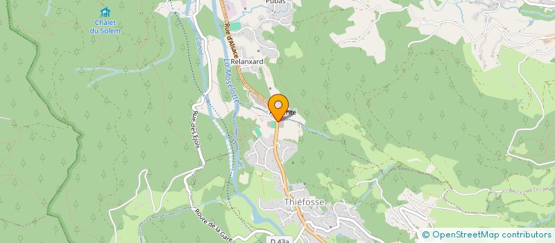 localisation de l'entreprise ACGESO  THIEFOSSE