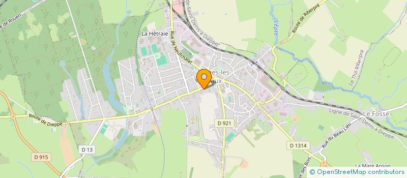 localisation de l'entreprise ACGJ  FORGES-LES-EAUX