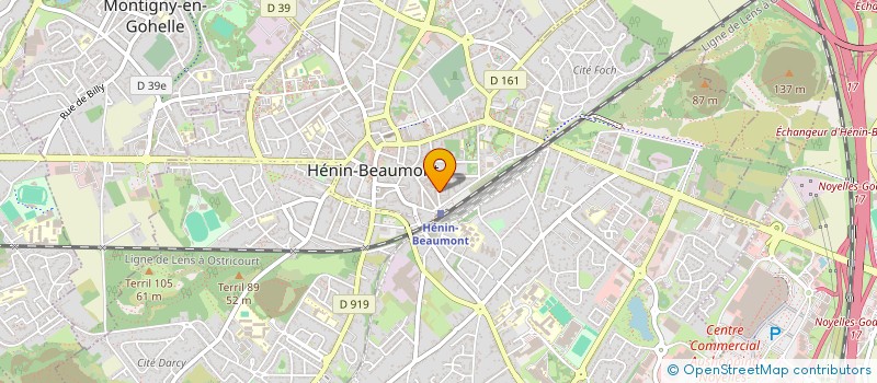 localisation de l'entreprise ACGML 2 à HENIN-BEAUMONT