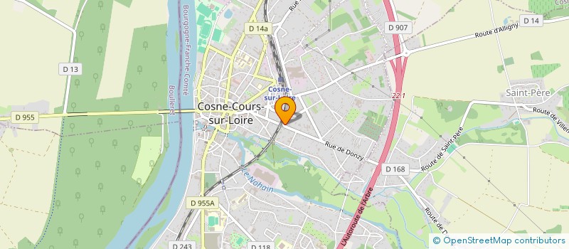 localisation de l'entreprise ACGN à COSNE-COURS-SUR-LOIRE