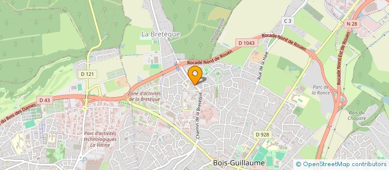 localisation de l'entreprise ACGP à BOIS-GUILLAUME