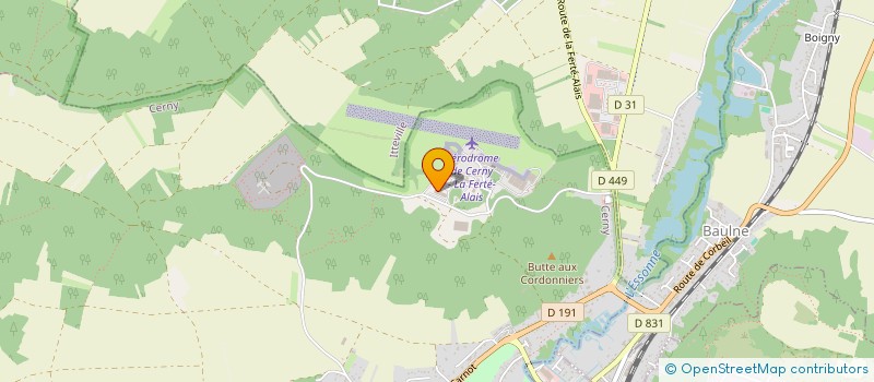 localisation de l'entreprise ACGROUP  CERNY