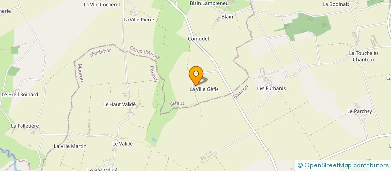 localisation de l'entreprise ACGS  ILLIFAUT