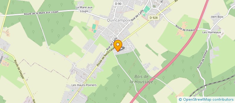 localisation de l'entreprise ACH 2007  QUINCAMPOIX