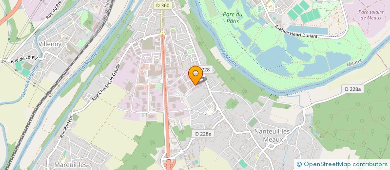 localisation de l'entreprise ACH à NANTEUIL-LES-MEAUX