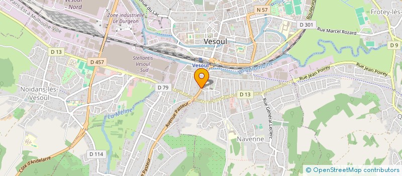 localisation de l'entreprise ACH  VESOUL