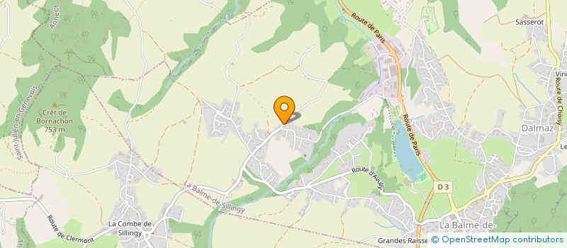 localisation de l'entreprise ACH  LA BALME-DE-SILLINGY
