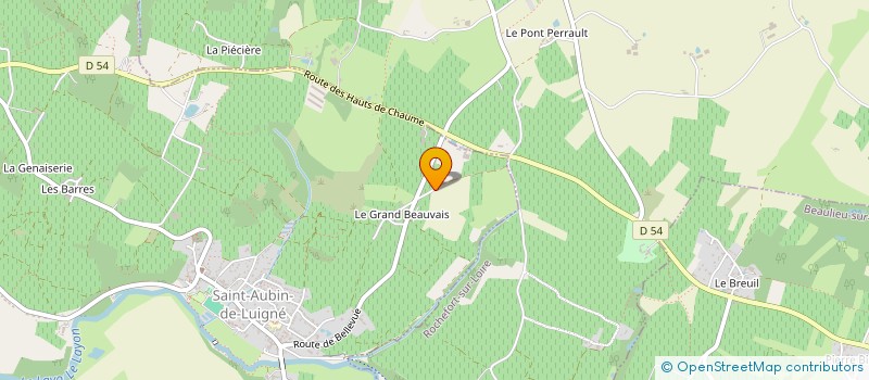 localisation de l'entreprise ACH  VAL-DU-LAYON