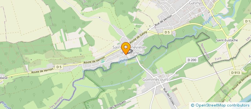 localisation de l'entreprise ACH  SAINTE-GENEVIEVE-LES-GASNY