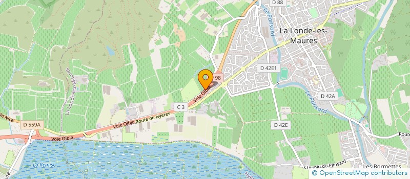 localisation de l'entreprise ACH  LA LONDE-LES-MAURES