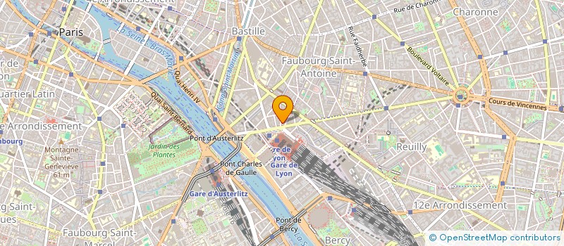 localisation de l'entreprise ACH ARCHITECTURE  PARIS