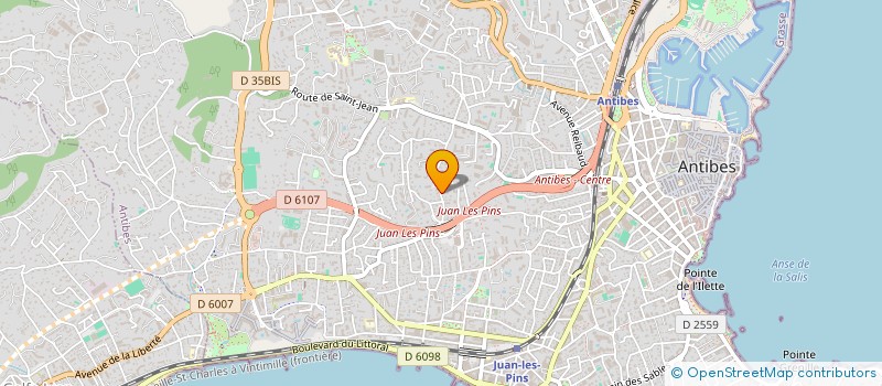 localisation de l'entreprise ACH CARRELAGE 06 à ANTIBES