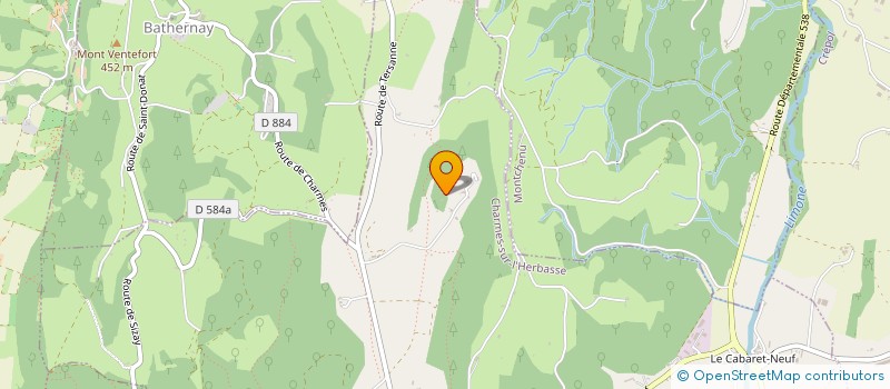 localisation de l'entreprise ACH CONSEILS  CHARMES-SUR-L'HERBASSE