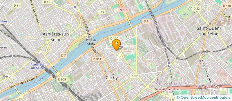 localisation de l'entreprise ACH CONSULTING à CLICHY