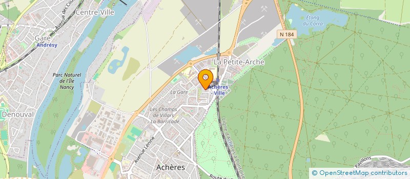 localisation de l'entreprise ACH-DIS à ACHERES