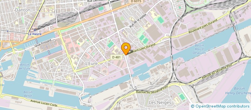 localisation de l'entreprise ACH ENGINEERING à LE HAVRE