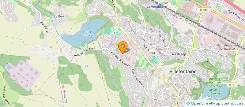 localisation de l'entreprise ACH-EUROPE  VILLEFONTAINE