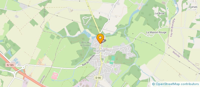 localisation de l'entreprise ACH FINANCES à MALVILLE