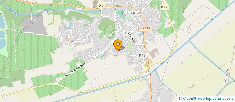 localisation de l'entreprise ACH IMMOBILIER à BELLEGARDE