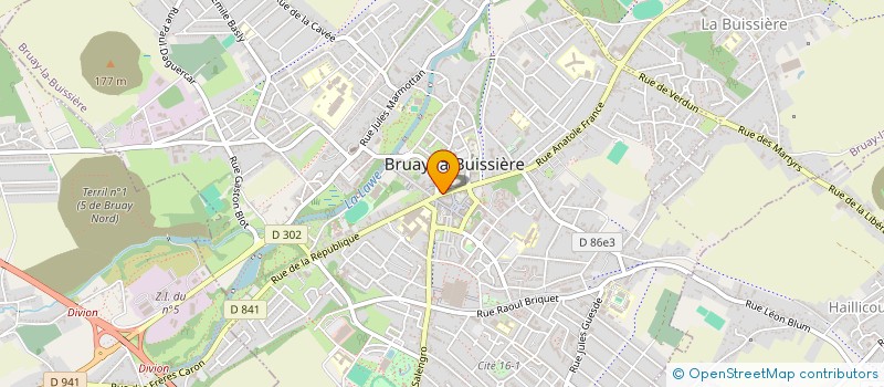 localisation de l'entreprise ACH KID à BRUAY-LA-BUISSIERE