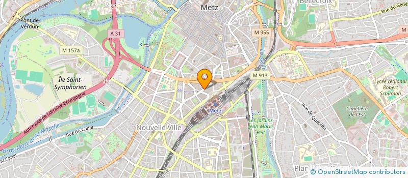 localisation de l'entreprise ACH PATRIMOINE-CONSEIL  METZ