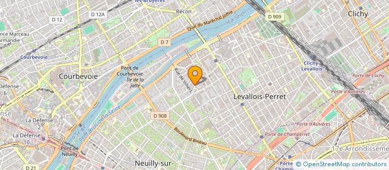 localisation de l'entreprise ACH PROCESS à LEVALLOIS-PERRET