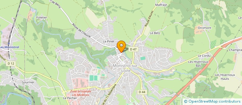 localisation de l'entreprise ACH PROMOTION  MONISTROL-SUR-LOIRE