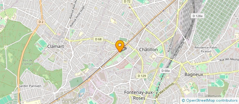 localisation de l'entreprise ACHABE à CHATILLON