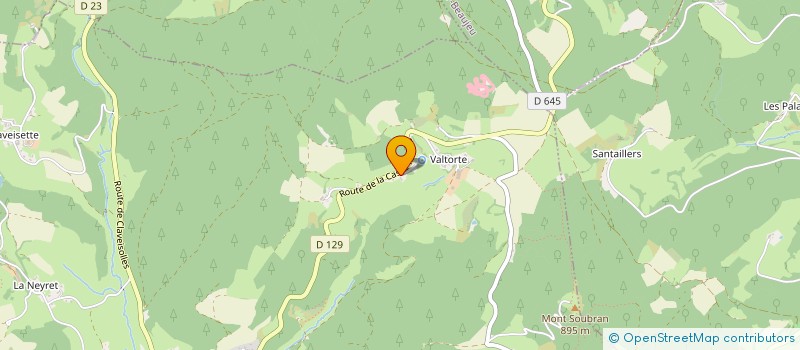 localisation de l'entreprise ACHAINTRE COUVERTURE ZINGUERIE  CLAVEISOLLES