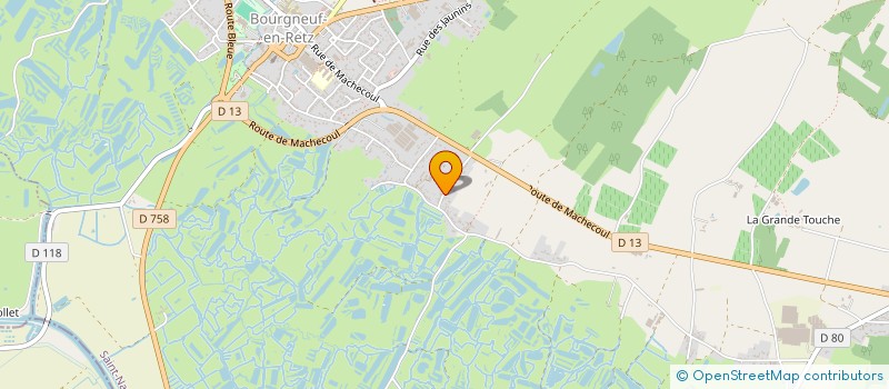 localisation de l'entreprise ACHALLE  VILLENEUVE-EN-RETZ