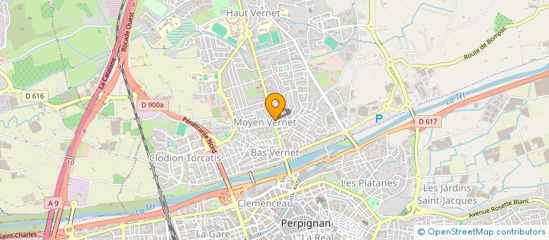 localisation de l'entreprise ACHAN  PERPIGNAN