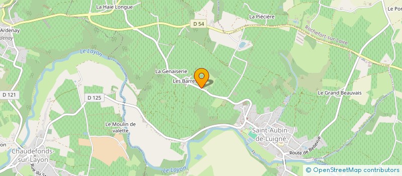 localisation de l'entreprise ACHARD à VAL-DU-LAYON