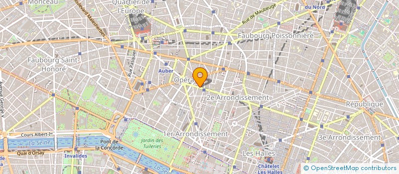 localisation de l'entreprise ACHARD CONSEIL à PARIS