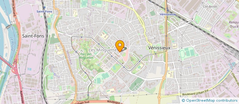 localisation de l'entreprise ACHARD FAYET  VENISSIEUX