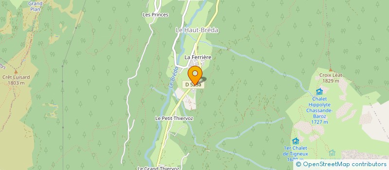 localisation de l'entreprise ACHARD'S  LE HAUT-BREDA