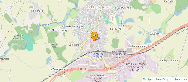 localisation de l'entreprise ACHARMONIE à LES ACHARDS