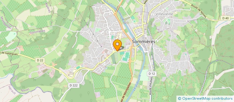 localisation de l'entreprise ACHASO à SOMMIERES