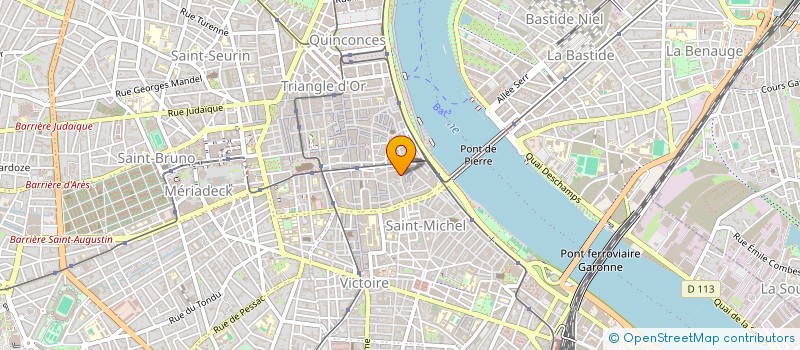 localisation de l'entreprise ACHAT AMENAG CONSEIL TRAV IMM LOCATIFS à BORDEAUX