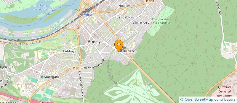 localisation de l'entreprise ACHAT COMMERCIAL TERRAS IMMOBILIER ETUDE à POISSY