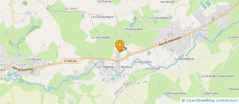 localisation de l'entreprise ACHAT CONSEIL à LE TALLUD