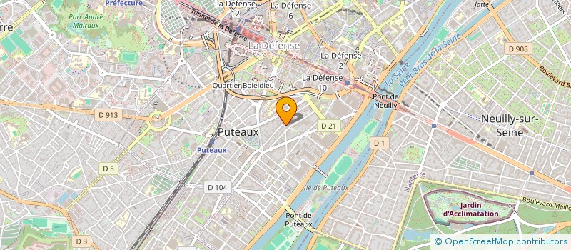 localisation de l'entreprise ACHAT CONSEIL VENTE INFORMATIQUE à PUTEAUX
