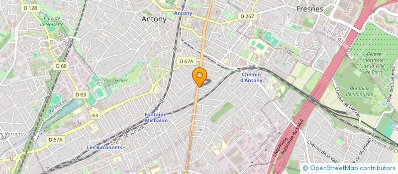 localisation de l'entreprise ACHAT ECHANGE COMPENSATION à ANTONY