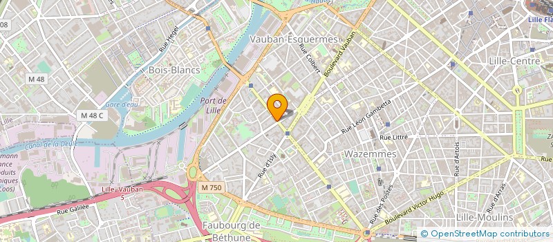 localisation de l'entreprise ACHAT ET LOC IMMOBILIER à LILLE
