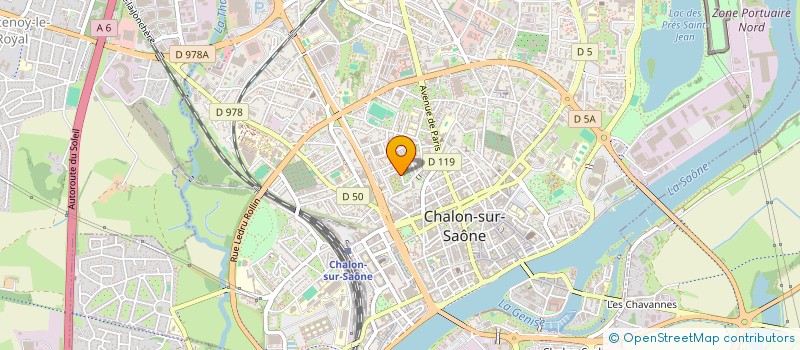localisation de l'entreprise ACHAT INVEST à CHALON-SUR-SAONE