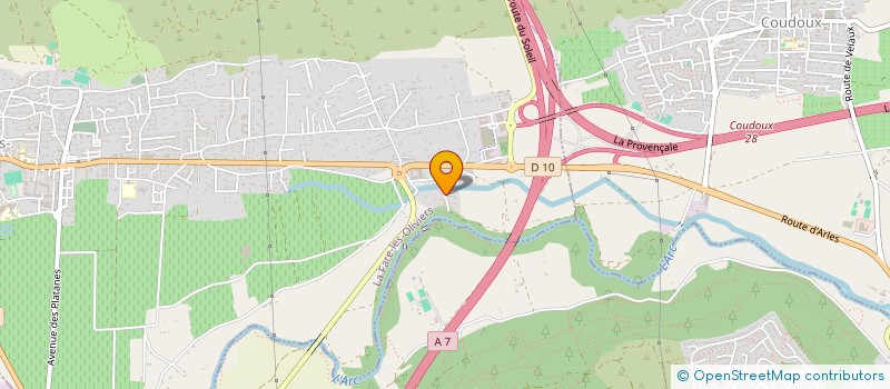 localisation de l'entreprise ACHAT PRATIQUE  LA FARE-LES-OLIVIERS