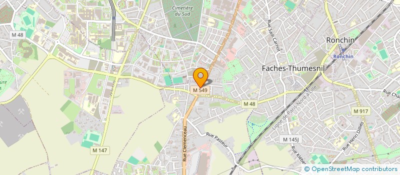 localisation de l'entreprise ACHAT QU 1 SON IMMO  WATTIGNIES