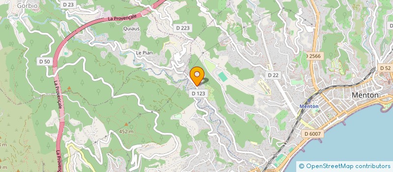 localisation de l'entreprise ACHAT TRAVAUX VENTE à MENTON