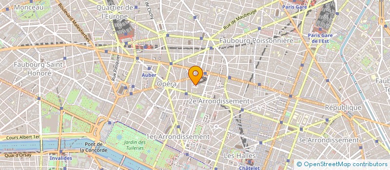 localisation de l'entreprise ACHAT VENTE ECHANGE NEGOCE TRANSP INDUST à PARIS