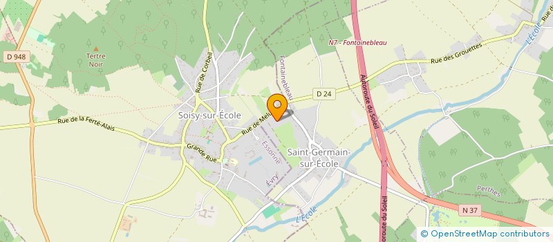 localisation de l'entreprise ACHAT VENTE INSTALLATION ELECTRIQUE  SAINT-GERMAIN-SUR-ECOLE