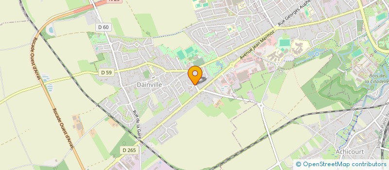 localisation de l'entreprise ACHAT VENTE LOCATION MATERIEL  DAINVILLE